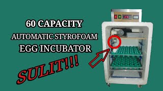 60 CAPACITY AUTOMATIC STYRO INCUBATOR