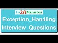 Java Exception Handling Interview Questions and Answers