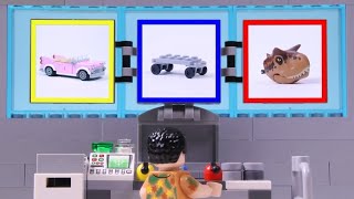 LEGO Experimental Dinosaur Head Vehicle! | STOP MOTION LEGO | Billy Bricks