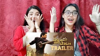Saarkaru Vaari Pata(Trailer) ft.Mahesh Babu Reaction Video by Bong girlZ lKeerthy Suresh,Thaman S