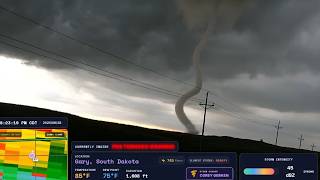 LIVE Storm Chase - Severe Storms & Landspout Threat | Oklahoma & Texas