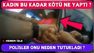 Şok Edici Kovalamaca: Çocuklu Kadın Tutuklamadan Kaçmak İçin Arabaları ve Polisi Ezdi 🚔👩‍👦