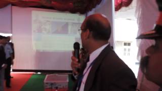 Sainik School Bijapur- GJ, Flt Lt Shivanand H Wali speaking on the new website