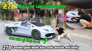 270 ngày chế tạo Lamborghini- kết thúc các chi tiết đặc biệt / phương án lên màu sơn nào ?