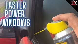 How to FIX Slow Power Car Windows | Make your Car electric windows open and clos