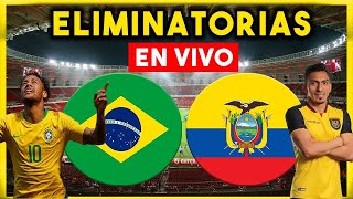 (SOLO AUDIO) ECUADOR vs BRASIL 2-0 - REACCION 🔴 NARRACION EMOCIONANTE - EXCITING NARRATION