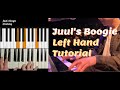 Boogie woogie piano lesson - Juul's Boogie Left Hand