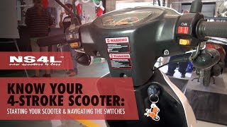 2. How to Start Your Scooter. Introduction to Your Switches and Brakes.