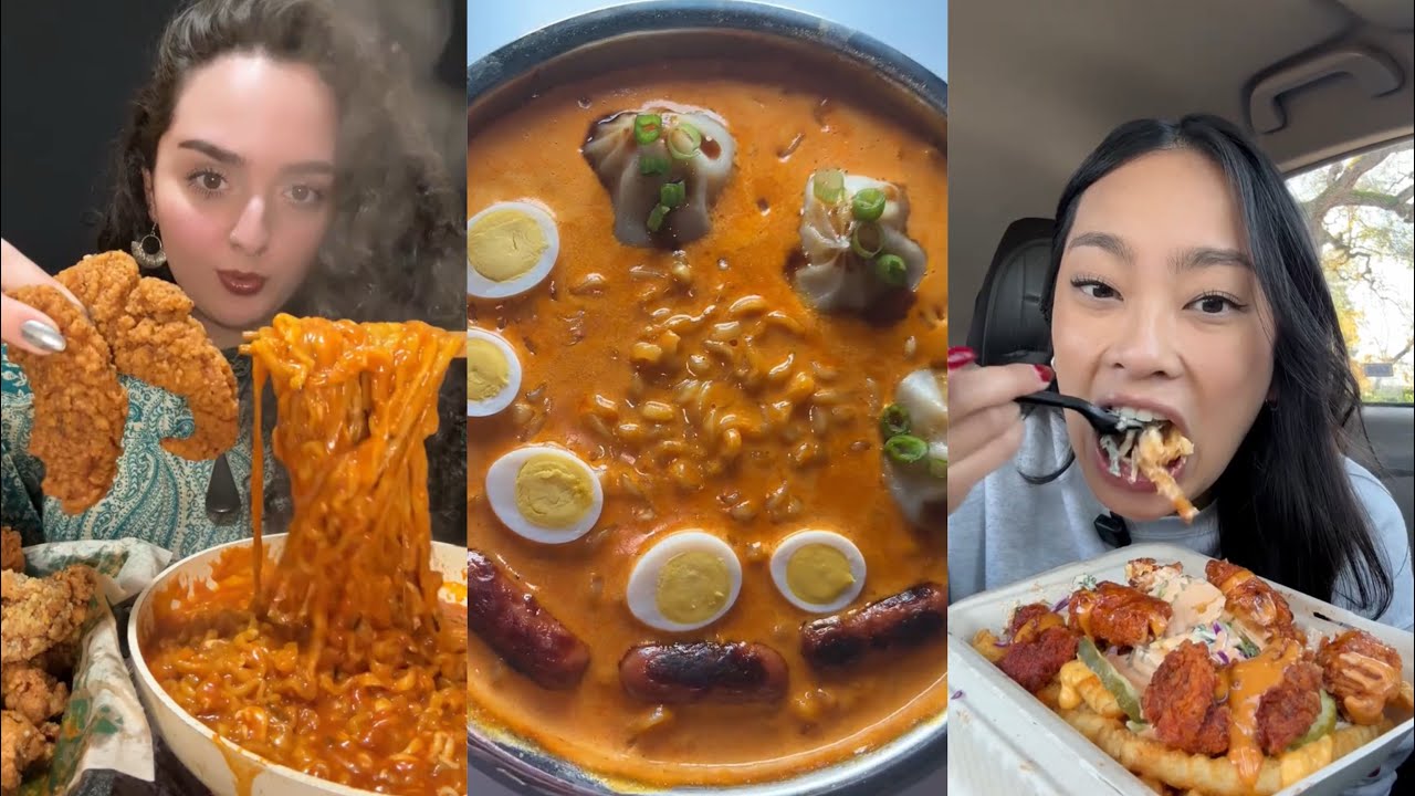 Viral Tiktok Mukbangs That Will Make You Hungry Pt 3 Youtube