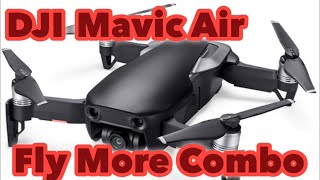 DJI Mavic Air Fly More Combo マビックエアー付属品確認・初期操作や操作方法