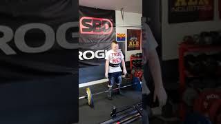 Heaviest Deadlift Ever by a 9 Year Old! 235lbs/106.5kg made by Bubba Pritchett