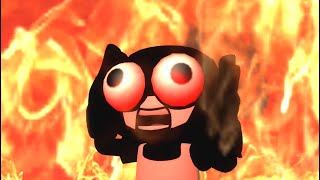 Friday night funkin animation : Steve is afraid of fire After Pico fly ( Garry's mod fnf animation )