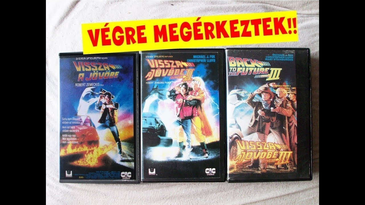 Vhs Unboxing 19 Vissza A Jövőbe Trilógia Youtube