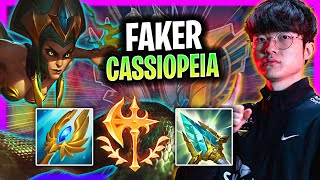 FAKER BRINGS BACK CASSIOPEIA! | T1 Faker Plays Cassiopeia Mid vs Zeri!  Season 2024