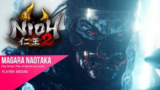 NIOH 2 BOSS - Magara Naotaka | No Damage, Sword