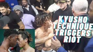 Huge fight triggered after Kyusho fighter used secret technique - McNichol vs Mizukuchi