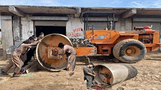 HAMM, The Road Roller Was Not Able To Run,The Road Roller Was Opened And Its Damage Was Removed