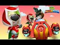 Red Color Ben Vs Raccoon Boss - My Talking Tom Hero Dash Gameplay (Android/iOS)