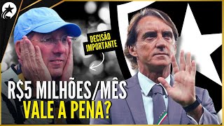 ⚠️ PEDIDA ELEVADA DE MANCINI TERIA IMPACTO SIGNIFICATIVO NO ORÇAMENTO DO BOTAFOGO