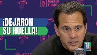 Los ELOGIOS de Erik Spoelstra POR IGUAL a Jimmy Butler y Jaime Jaquez en la VICTORIA del Miami Heat