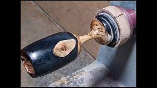 Woodturning A Wooden Red Wine Of Glass | Wooden Product DIY