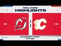 NHL Highlights | Flames vs. Devils - November 1, 2024