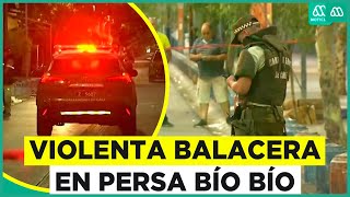 Violento tiroteo en Persa Bío Bío: Hay cuatro heridos de bala