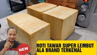 Roti Tawar Super lembut Ala brand terkenal bisa kamu bikin sendiri di rumah!