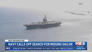 Navy Calls Off Search For Missing Sailor