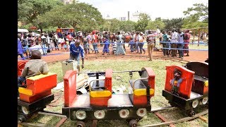 City residents who couldn’t travel upcountry troops to  Uhuru Park to celebrate Christmas