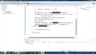 Java Tutorial 6: Hello IO!
