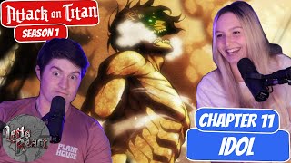 DARK MERMAID EBOY TITAN RETURNS! | Attack on Titan Reaction | Chapter 11, \