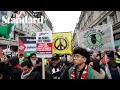 Thousands march through London in support of Gaza ceasefire