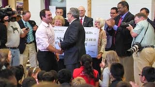 Students Roar for 2014 Massachusetts Milken Educator Anthony Petrelis