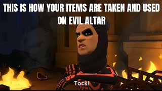 EXPOSED: THIS IS HOW YOUR ITEMS ARE TAKEN AND USED ON EVIL ALTAR! BEWARE!