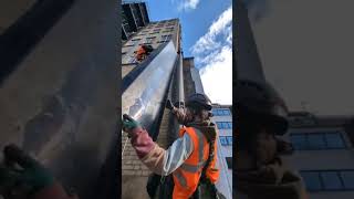 Rope Access Ductwork Decommissioning Services in London #londonproabseiling #ropeaccess #ductwork