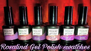 Rosalind Gel Polish Swatches || How to apply gel polish- Tutorial for beginners! Nail Delights💅