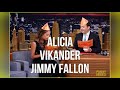 Alicia Vikander Jimmy Fallon