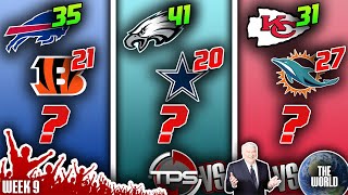 2023 NFL Week 9 PICKS, PREDICTIONS & PRIZES! TPS vs Madden vs THE WORLD!!!