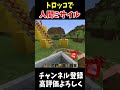 トロッコを使った人間ミサイル minecraft アップデート 裏技