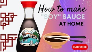 How to make homemade "soy" sauce. Vegan⛩. Low sodium. Easy