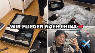 WIR FLIEGEN NACH CHINA 🇨🇳✈️ | WOHNUNG KOMPLETT GEPUTZT 🧼 | VLOG