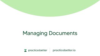 Managing Documents