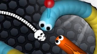 MASSIVE TRAPS & TROLLING!! - Slither.io Skin Hack / Mod -Epic Moments As The Biggest Snake