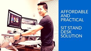 Best Sit Stand Desk? Review of the Flexispot sit stand desk riser