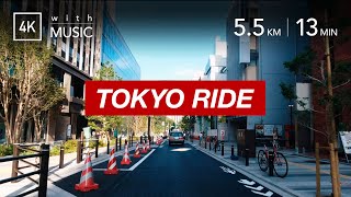 TOKYO RIDE [4K/60fps] from Meiji-jingu-gaien to Kojimachi, riding a scooter.