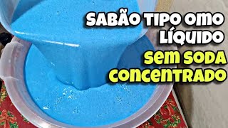 🩵 faça sabão tipo omo líquido sem soda concentrado com sabão multiplicado