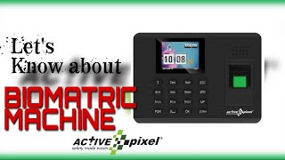 ACTIVE PIXEL- Biomatric Attendance configuration and access control machine