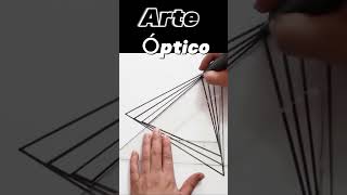 Dibuja Arte Óptico - Op Art #arte #arteoptico #increible  #manualidades #amoralarte