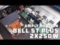 TEST Ampli Rakitan Bell Blazer St Plus 2x250W #amplifier